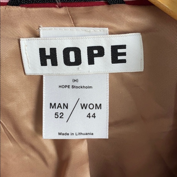 NWT Hope striped red fifty shirt jacket 52 44 - Picture 4 of 6